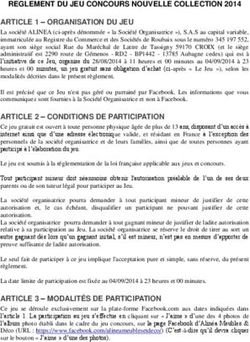 REGLEMENT DU JEU CONCOURS NOUVELLE COLLECTION 2014