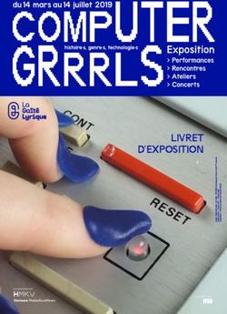 LIVRET D'EXPOSITION - Gaité Lyrique