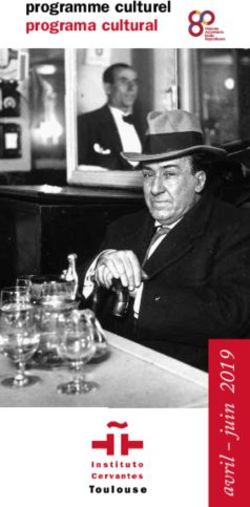 Programme culturel programa cultural - Instituto Cervantes de Toulouse
