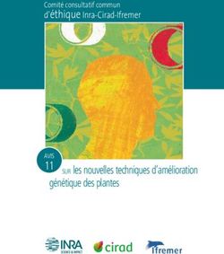 D'éthique Inra-Cirad-Ifremer - Comité consultatif commun - 11 sur les nouvelles techniques d'amélioration génétique des plantes
