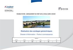 Réalisation des sondages géotechniques - Dossier d'information - Porter à connaissance