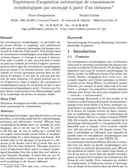 Exp riences d'acquisition automatique de connaissances morphologiques par amor age partir d'un th saurus