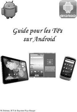 Guide pour les TPs sur Android