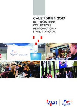 Calendrier 2017 des opérations collectives de promotion à l'international - Atout France