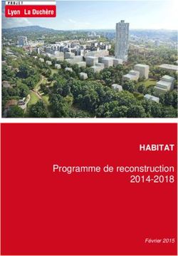 HABITAT Programme de reconstruction 2014-2018 - Février 2015 - La Duchère