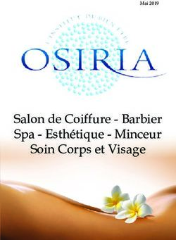 Salon de Coiffure - Barbier Spa - Esth&eacute;tique - Minceur Soin Corps et Visage - Mai 2019 - Minceur Soin ...