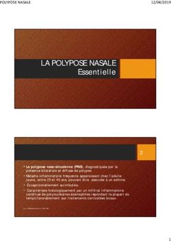 LA POLYPOSE NASALE Essentielle