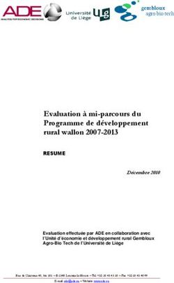 Evaluation à mi-parcours du Programme de développement rural wallon 2007-2013