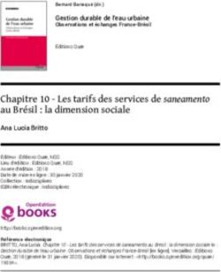 Chapitre 10 - Les tarifs des services de saneamento au Brésil : la dimension sociale - OpenEdition Books