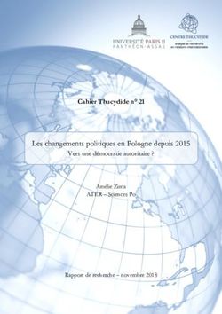 Les changements politiques en Pologne depuis 2015 - Cahier Thucydide n 21 Vers une d&eacute;mocratie autoritaire ? - Centre Thucydide