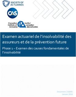 Examen actuariel de l'insolvabilité des assureurs et de la prévention future - Phase 1 - Examen des causes fondamentales de l'insolvabilité