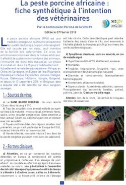 La peste porcine africaine : fiche synth&eacute;tique &agrave; l'intention des v&eacute;t&eacute;rinaires - Association Nationale Sanitaire Porcine