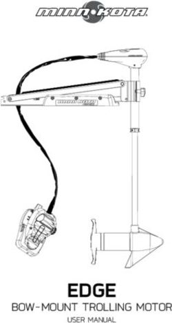 EDGE BOW-MOUNT TROLLING MOTOR - USER MANUAL