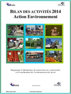 Action Environnement BILAN DES ACTIVITÉS 2014 - Programme d'information, de protection, de conservation