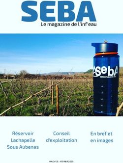 SEBA Le magazine de l'inf'eau - R&eacute;servoir Lachapelle - Syndicat des Eaux du Bassin de l ...