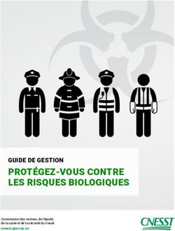 PROTÉGEZ-VOUS CONTRE LES RISQUES BIOLOGIQUES - GUIDE DE GESTION Commission des normes, de l'équité, de la santé et de la sécurité du travail ...