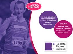 Courez pour Laurette Fugain : ensemble contre En 2018