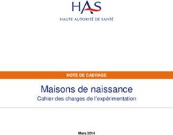 Maisons de naissance Cahier des charges de l'expérimentation - NOTE DE CADRAGE - Haute Autorité de Santé