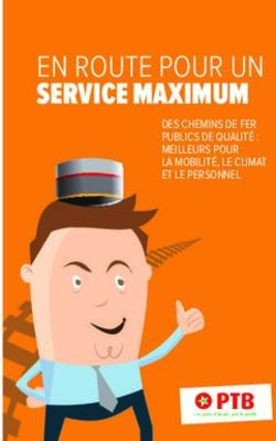 EN ROUTE POUR UN SERVICE MAXIMUM - PTB - Solidaire
