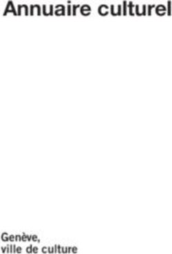 Annuaire culturel - Genève, ville de culture