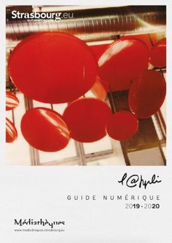 GUIDE NUM&Eacute;RIQUE 2019 2020 - Strasbourg.eu