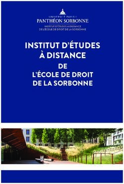 INSTITUT D'&Eacute;TUDES &Agrave; DISTANCE - DE L'&Eacute;COLE DE DROIT DE LA SORBONNE - L'IED-EDS