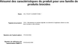 R&eacute;sum&eacute; des caract&eacute;ristiques du produit pour une famille de produits biocides - ECHA