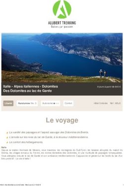 Le voyage - Allibert Trekking