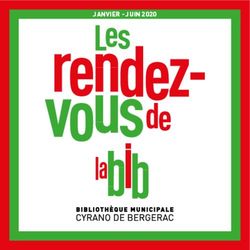 JANVIER - JUIN 2020 - Clichy-sous-Bois