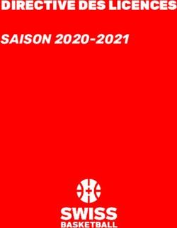 DIRECTIVE DES LICENCES SAISON 2020-2021 - DIRECTIVES DES LICENCES - Amazon S3