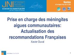 Prise en charge des méningites aigues communautaires: Actualisation des recommandations Françaises - Xavier Duval - SPILF