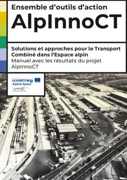 AlpInnoCT Ensemble d'outils d'action - Solutions et approches pour le Transport Combin&eacute; dans l'Espace alpin - Alpine Space
