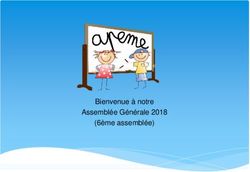 Bienvenue à notre Assemblée Générale 2018 (6ème assemblée) - APEME