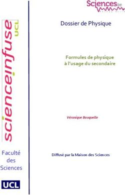 Dossier de Physique - Faculté des Sciences