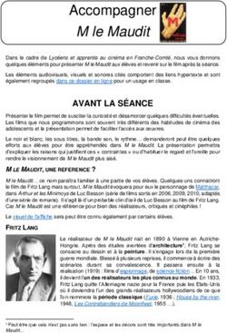 Accompagner M le Maudit - Les deux scènes