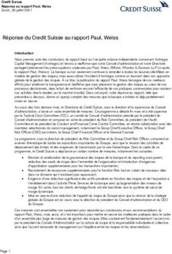 Réponse du Credit Suisse au rapport Paul, Weiss