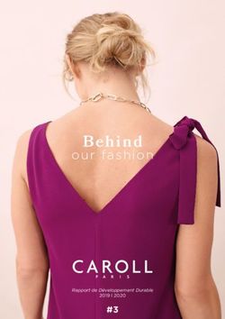 Behind our fashion - Rapport de D&eacute;veloppement Durable - Vivarte