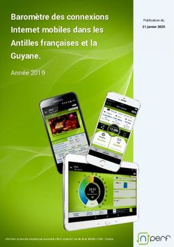 Baromètre des connexions Internet mobiles dans les Antilles françaises et la Guyane - Année 2019 - nPerf.com