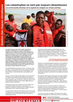 Les catastrophes ne sont pas toujours d&eacute;sastreuses - Red Cross Red Crescent