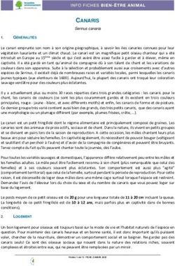 CANARIS - Bruxelles Environnement