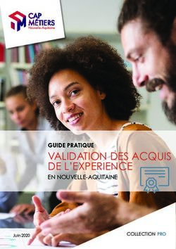 VALIDATION DES ACQUIS DE L'EXPERIENCE - GUIDE PRATIQUE COLLECTION PRO - Cap M&eacute;tiers ...