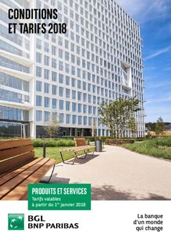 ET TARIFS 2018 - PRODUITS ET SERVICES - BGL BNP Paribas