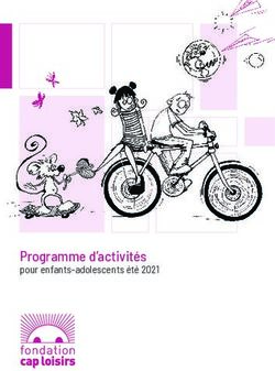 Programme d'activit&eacute;s - pour enfants-adolescents &eacute;t&eacute; 2021 - pour enfants-adolescents &eacute;t&eacute; 2021