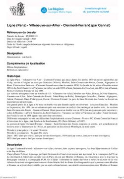 Ligne (Paris) - Villeneuve-sur-Allier - Clermont-Ferrand (par Gannat)