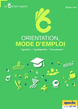 MODE D'EMPLOI ORIENTATION, Édition 2020 - Agrorientation