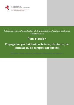 Plan d'action Propagation par l'utilisation de terre, de pierres, de concass&eacute; ou de compost contamin&eacute;s