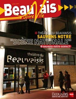 NOTRE ILLE SAUVONS NOTRE - THÉÂTRE DU BEAUVAISIS - VILLE DE BEAUVAIS