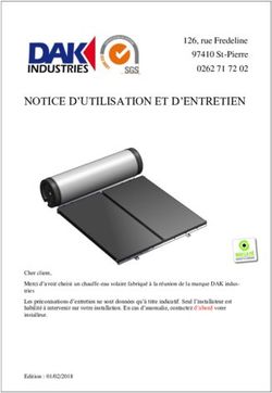NOTICE D'UTILISATION ET D'ENTRETIEN - 97410 St-Pierre 0262 71 72 02 - Dak Industries