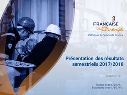 Pr&eacute;sentation des r&eacute;sultats semestriels 2017/2018 - Valoriser le Grisou de France 3 avril 2018 - Fran&ccedil;aise de l ...