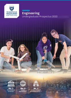 Engineering Undergraduate Prospectus 2022 - THE UNIVERSITY OF AUCKLAND